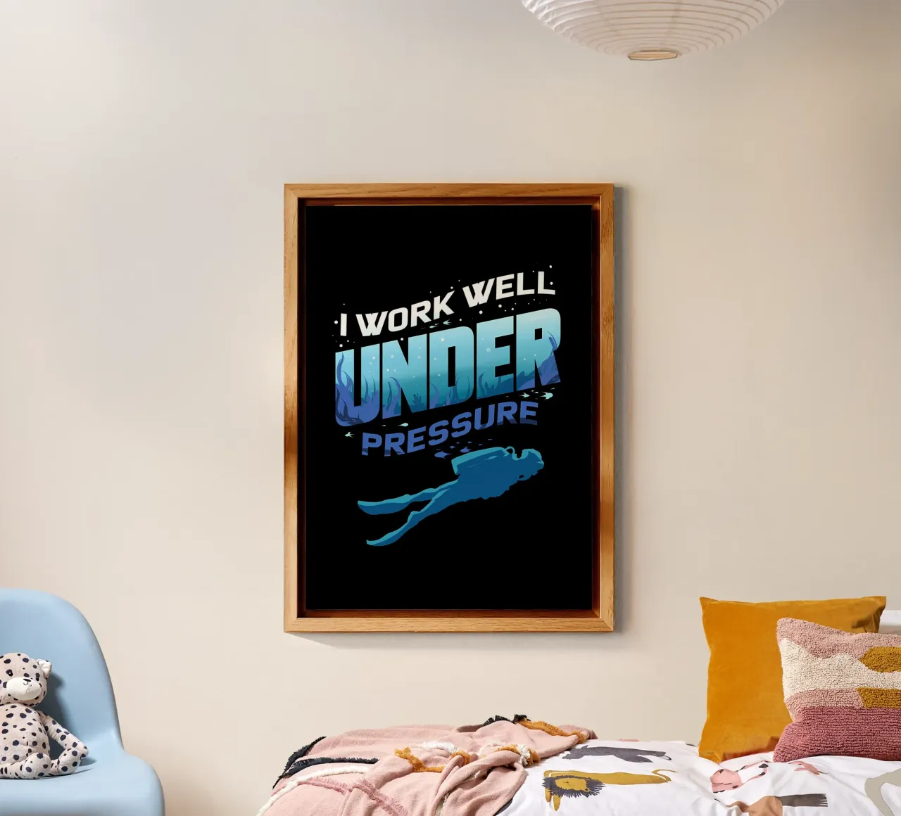 Immersione oltre i limiti, Scuba Diver Underwater alluminio dibond da Eames