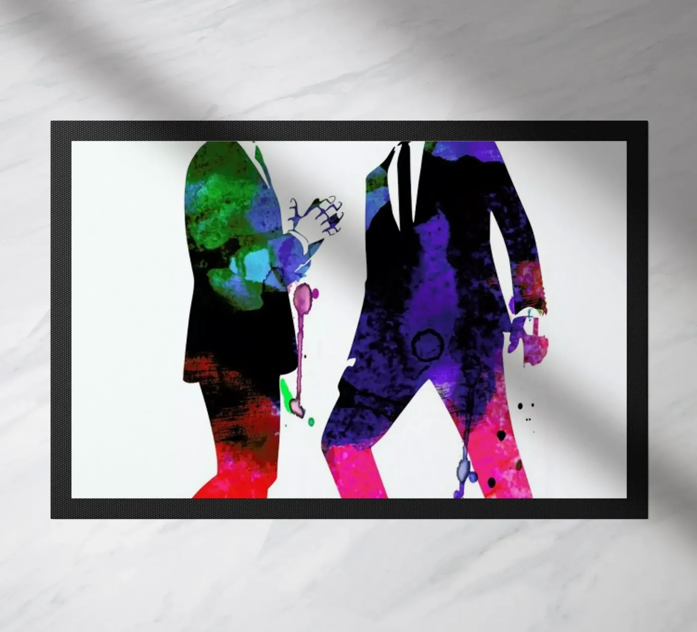 Daft Punk doormat by Naxart