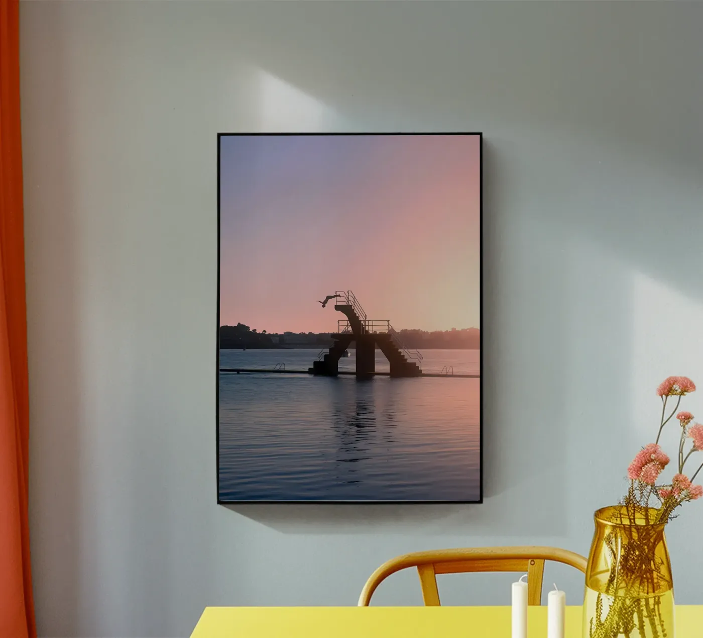 Scuba Divingr acrylic glass by Eames