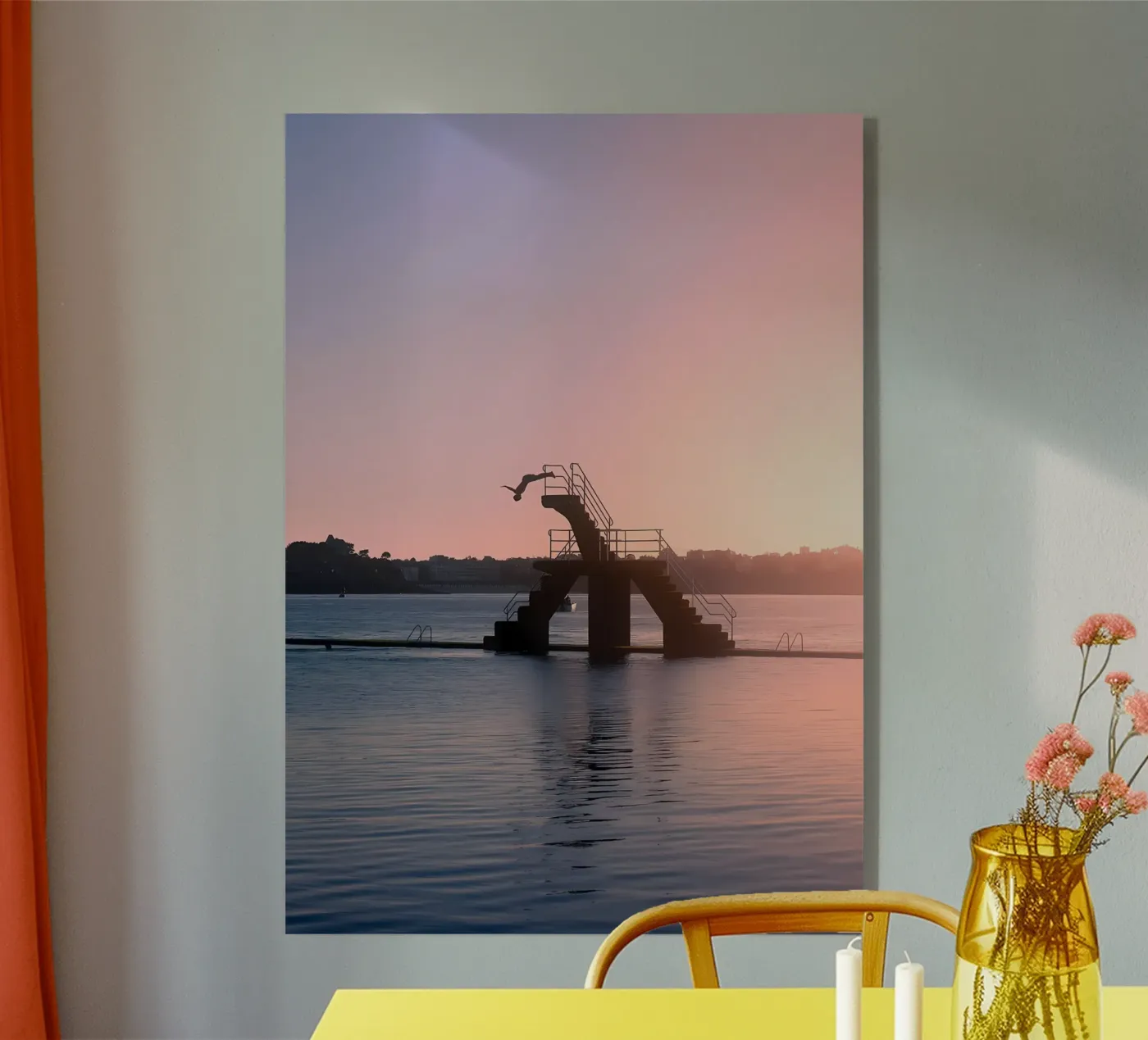 Scuba Divingr acrylic glass by Eames