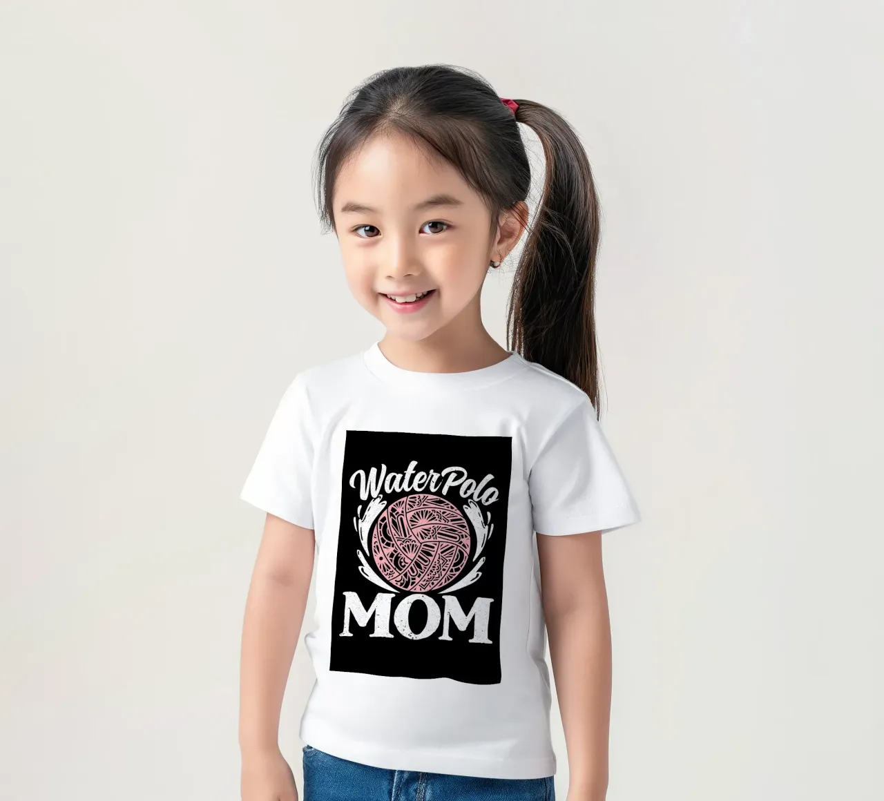 Water Polo Player Fit Pers kids t-shirt by Stylianos