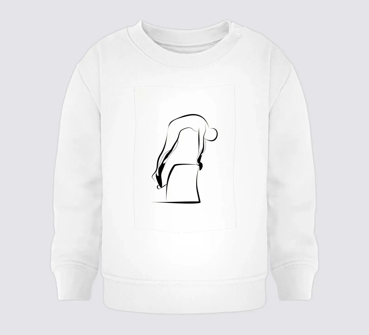 Duiker onder water baby sweatshirt van Eames