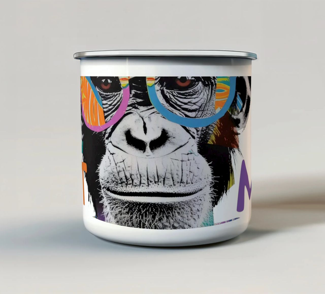 Nicht mein Zirkus Emaille Tasse von Andrea Haase Modern Home