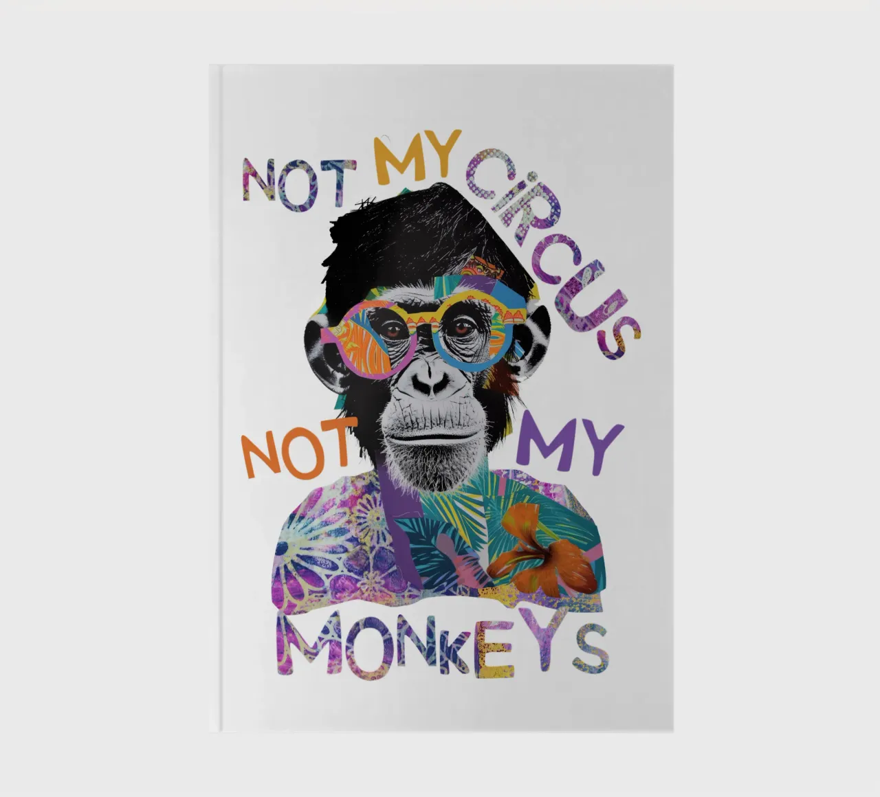 Not My Circus notebook by Andrea Haase Modern Home