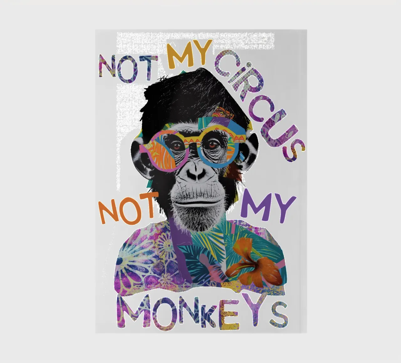 Not My Circus notebook by Andrea Haase Modern Home
