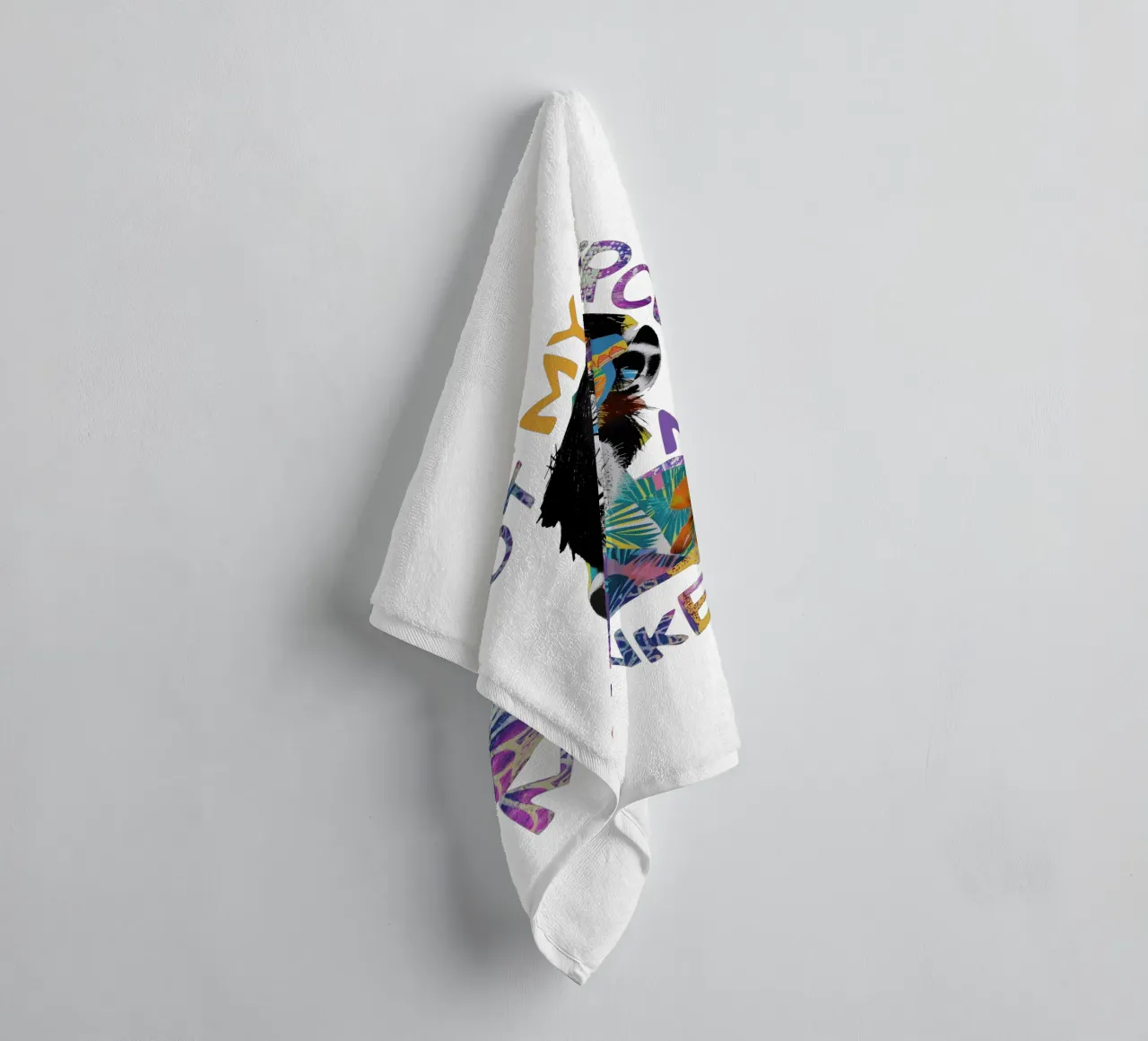 Not My Circus towel by Andrea Haase Modern Home