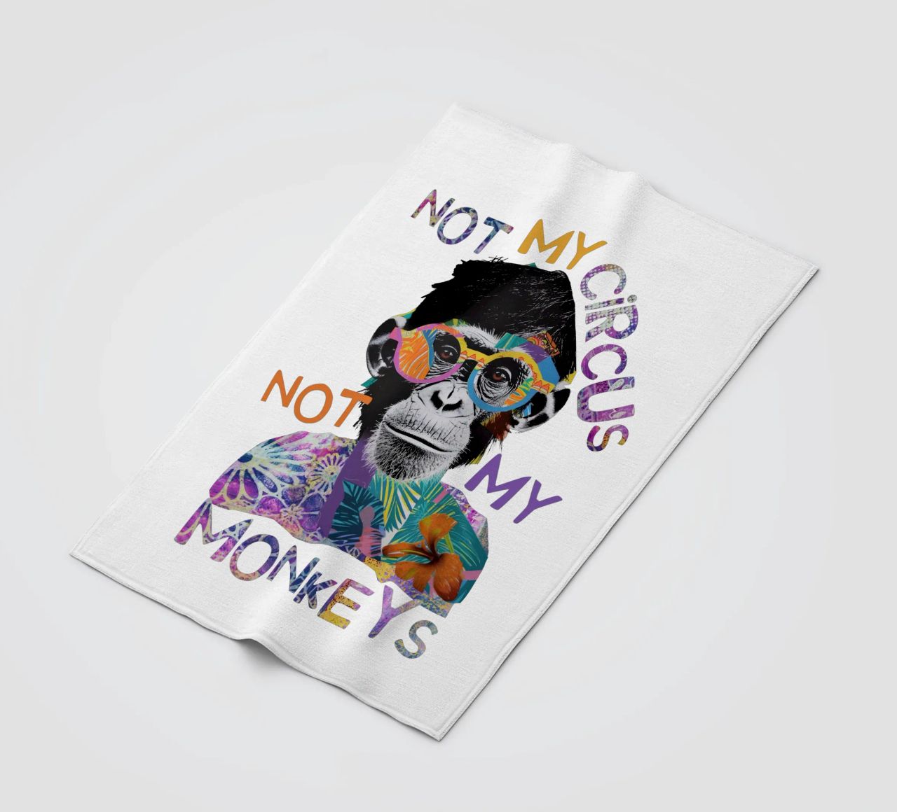 Nicht mein Zirkus Fleecedecke von Andrea Haase Modern Home