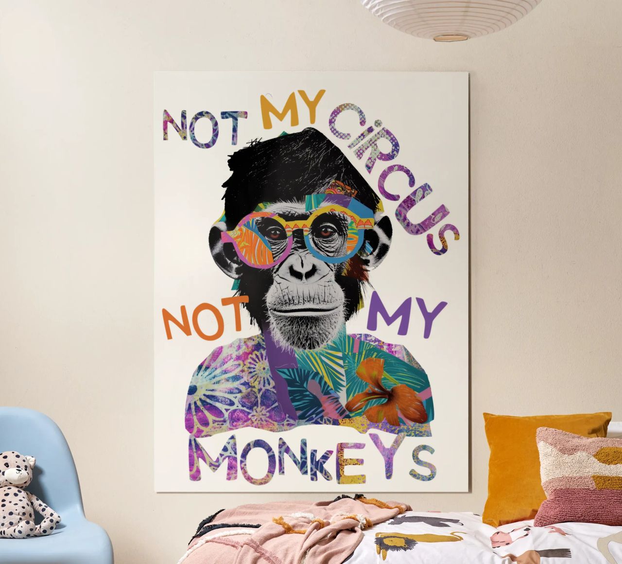 Nicht mein Zirkus Poster von Andrea Haase Modern Home