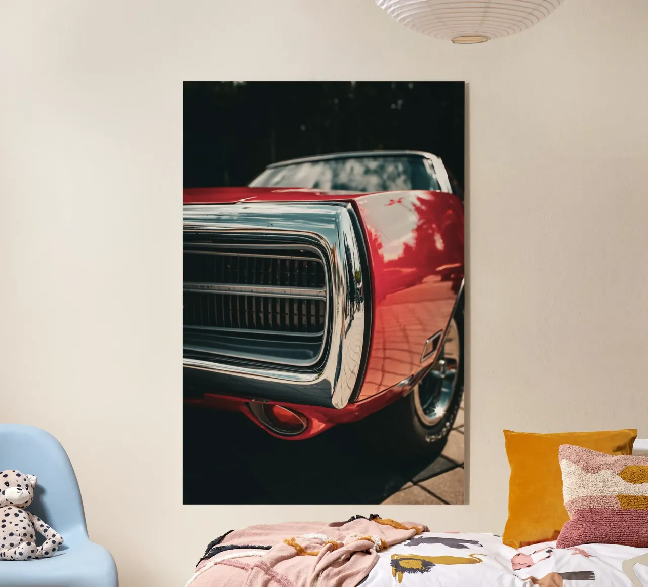 Dodge acryl van Jonas Klein