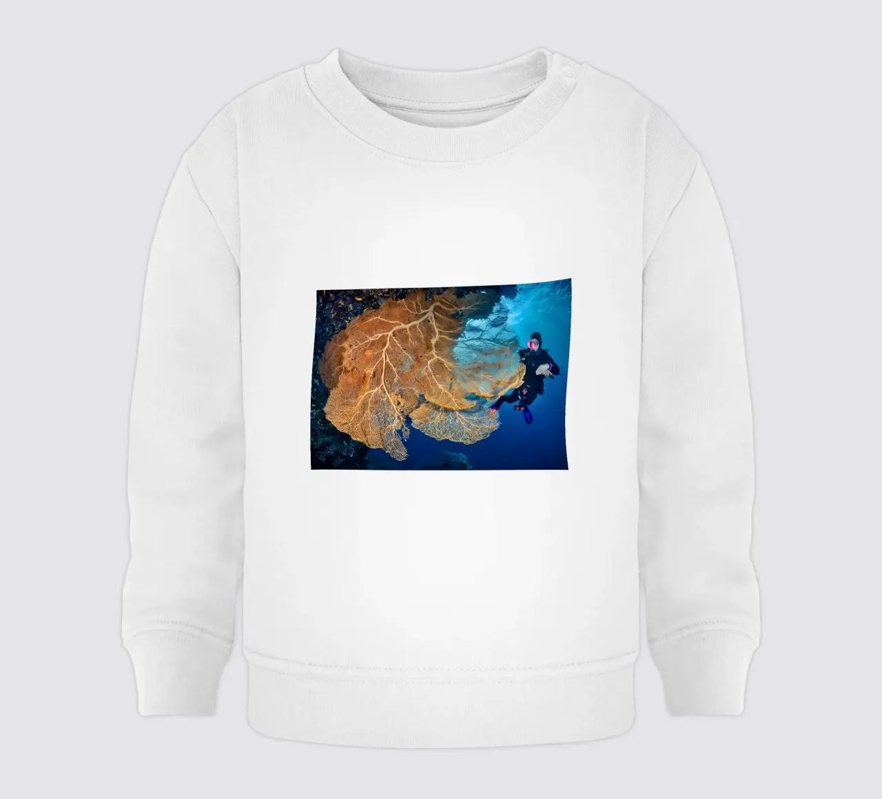 Silhouette di immersione subacquea felpa neonato da Eames