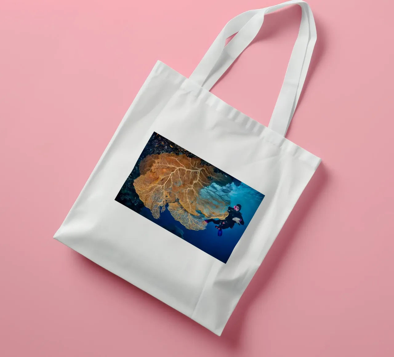 Silhouette di immersione subacquea borsa in juta da Eames