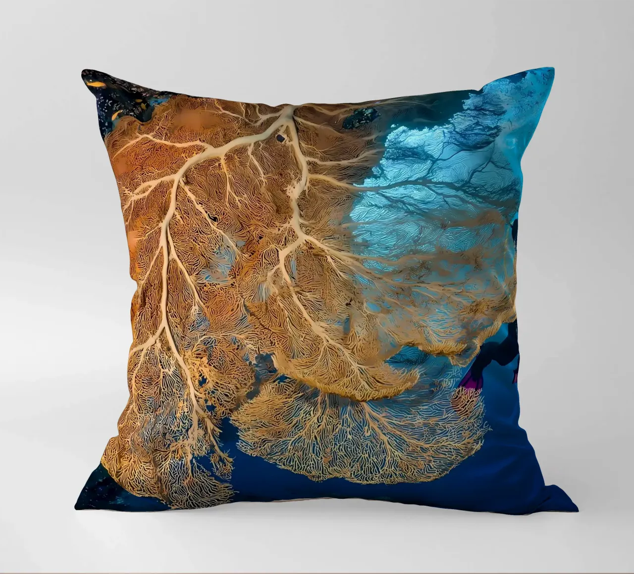 Silhouette di immersione subacquea cuscino da Eames