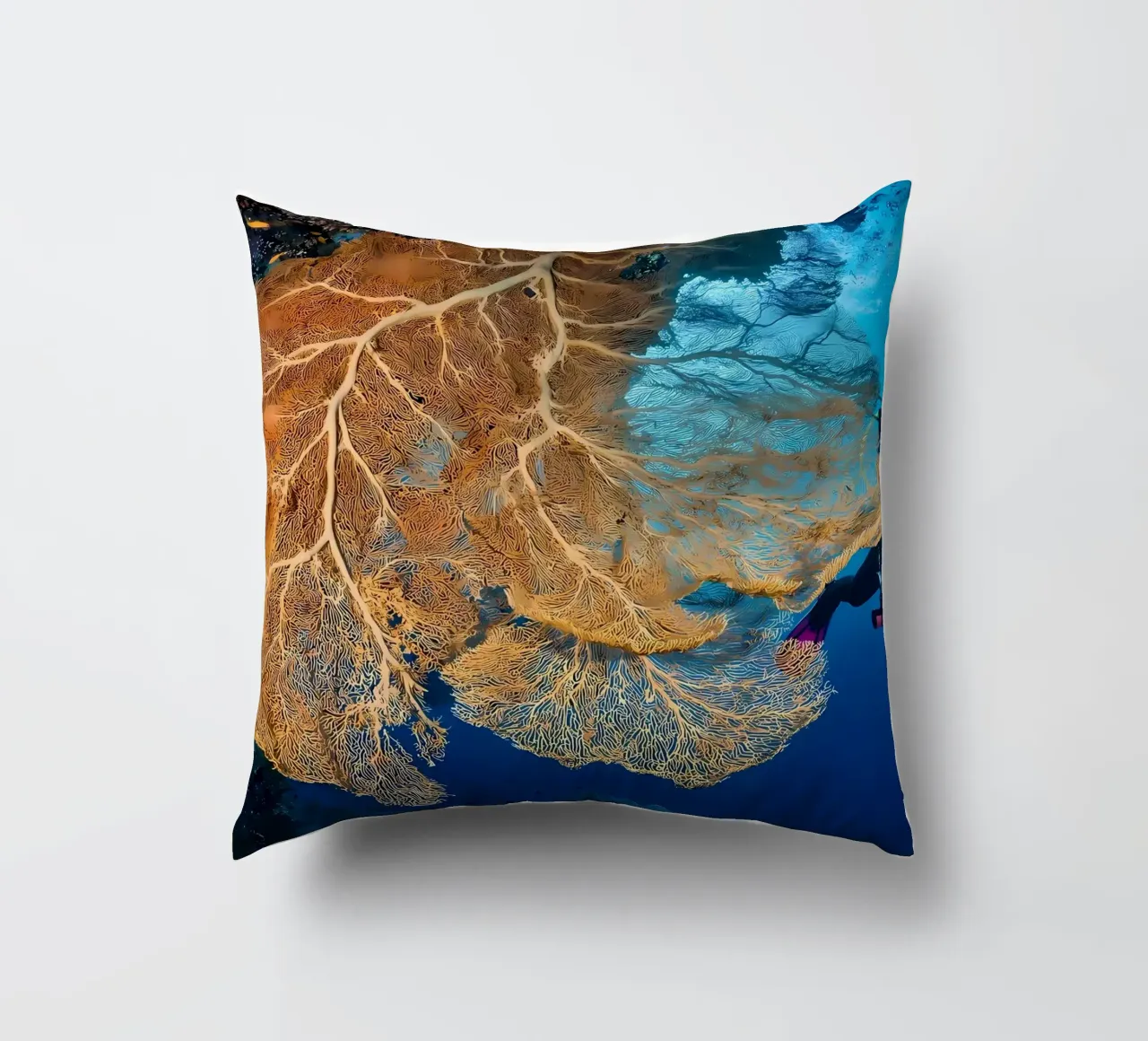 Silhouette di immersione subacquea cuscino da Eames