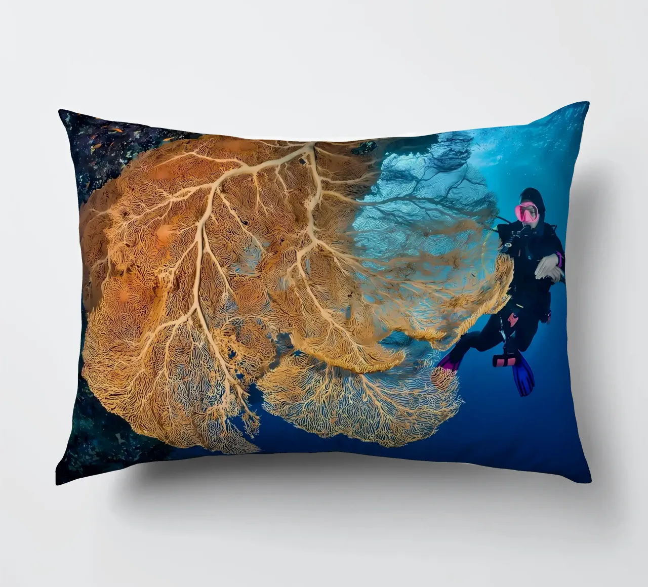 Silhouette di immersione subacquea cuscino da Eames