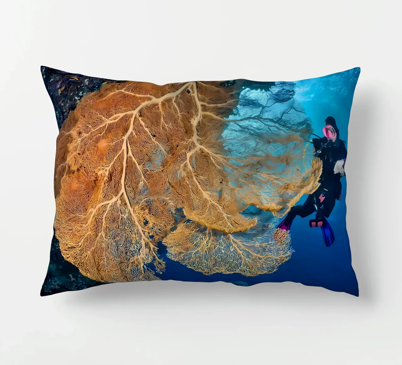 Silhouette di immersione subacquea cuscino da Eames