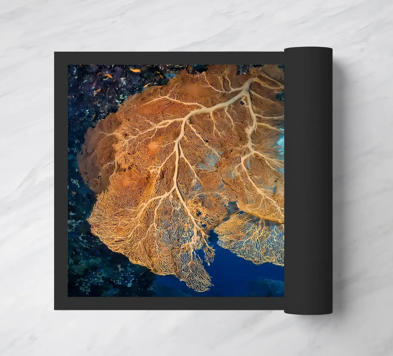 Scuba Diving Silhouette doormat by Eames