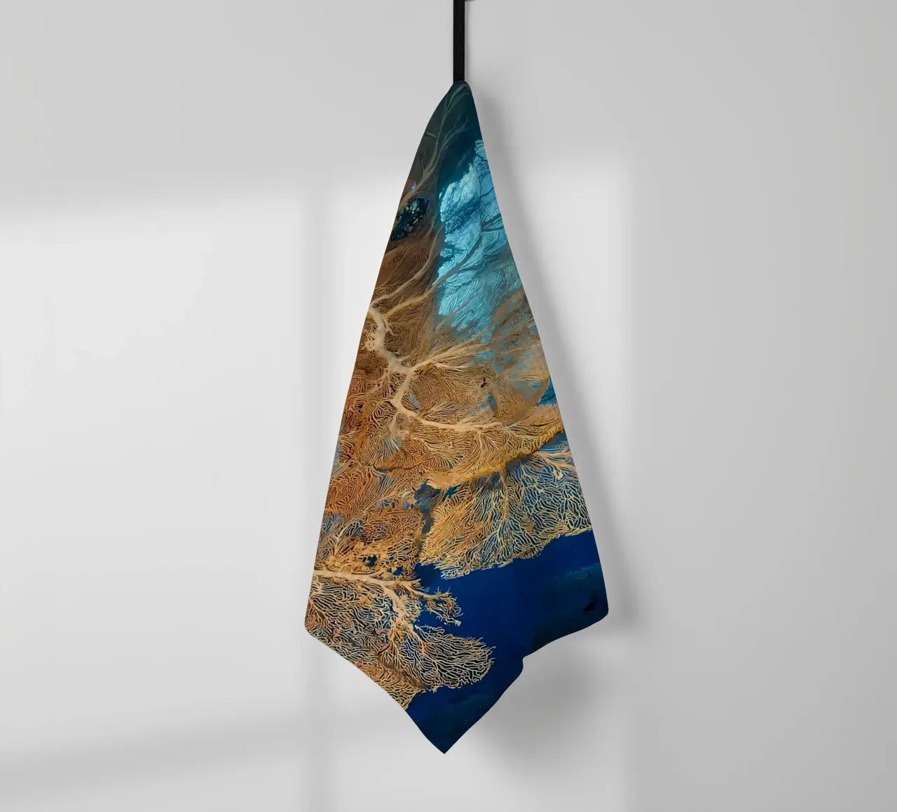 Silhouette di immersione subacquea canovaccio da cucina da Eames