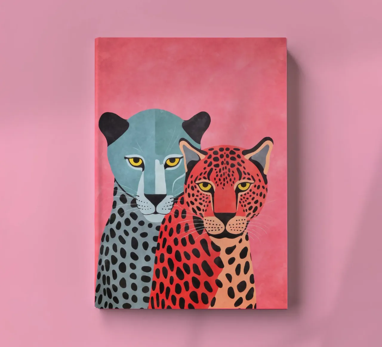 Fancy Pink Cheetahs notebook by Andrea Haase Modern Home