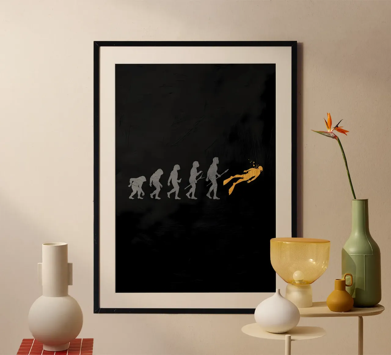 Immersioni subacquee in libertà poster da Eames