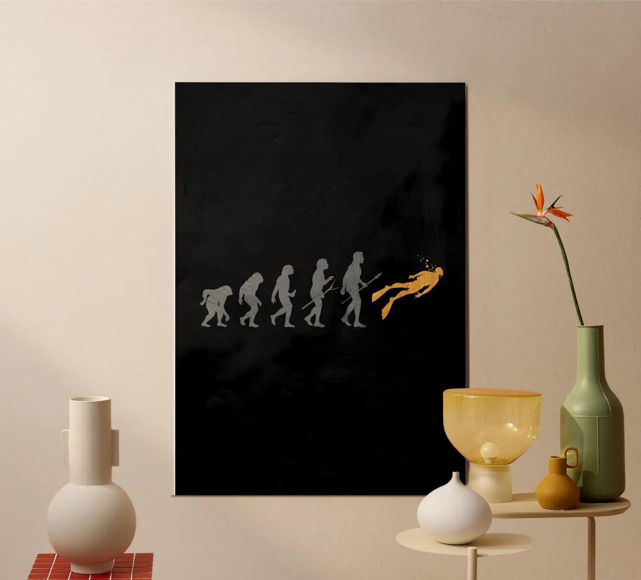 Immersioni subacquee in libertà poster da Eames