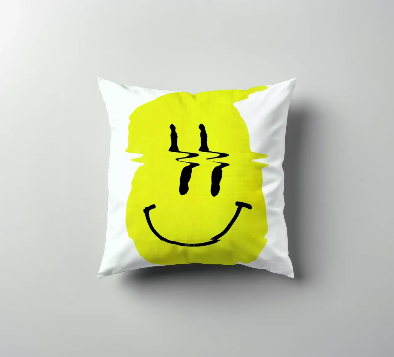 Smiley decorative cushion by Ali Gulec