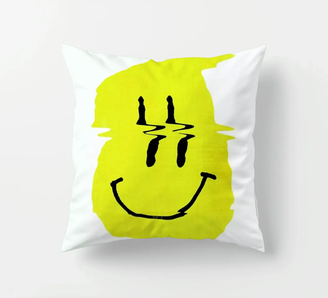 Smiley decorative cushion by Ali Gulec