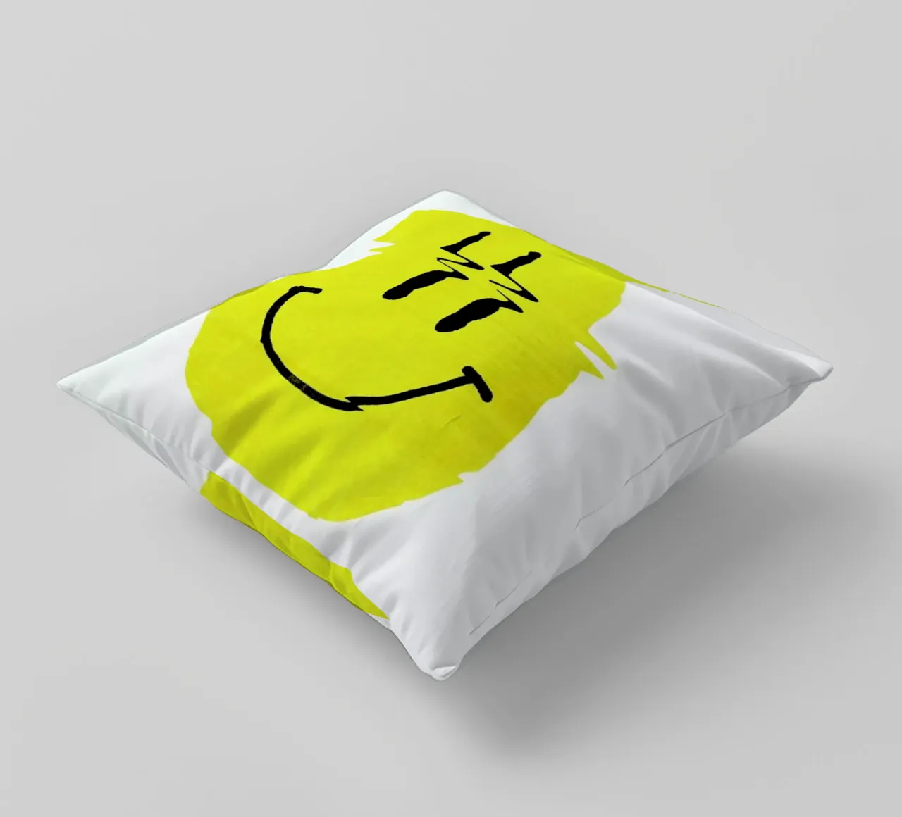 Smiley decorative cushion by Ali Gulec