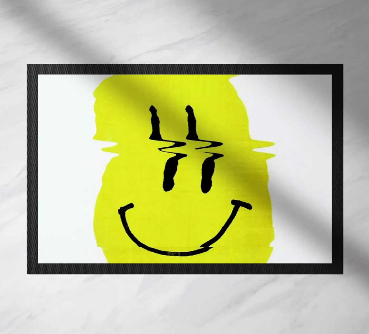 Smiley doormat by Ali Gulec