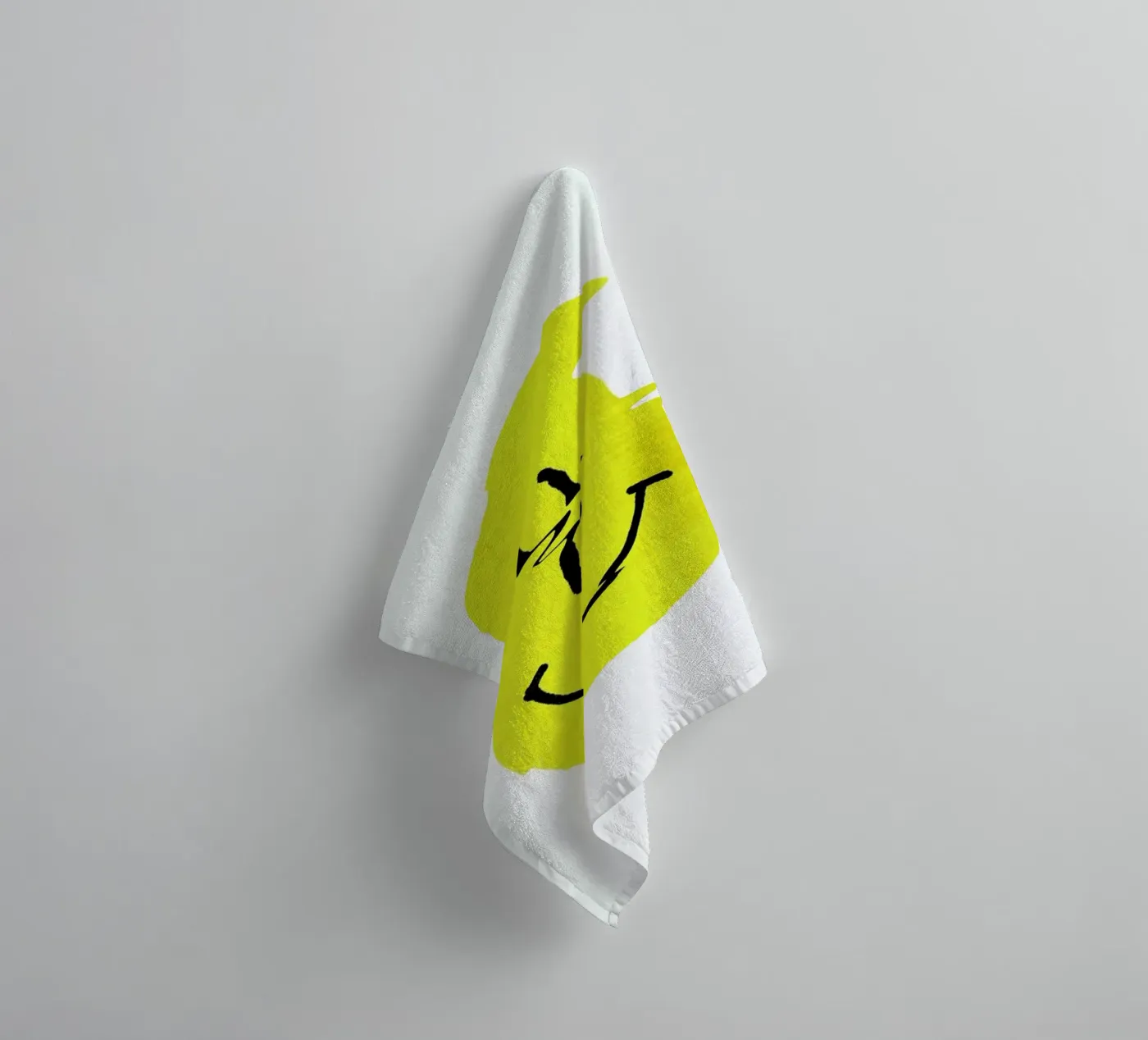 Smiley badhanddoek van Ali Gulec