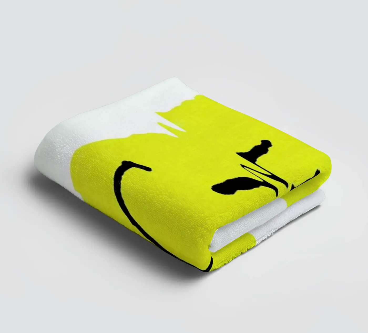 Smiley badhanddoek van Ali Gulec