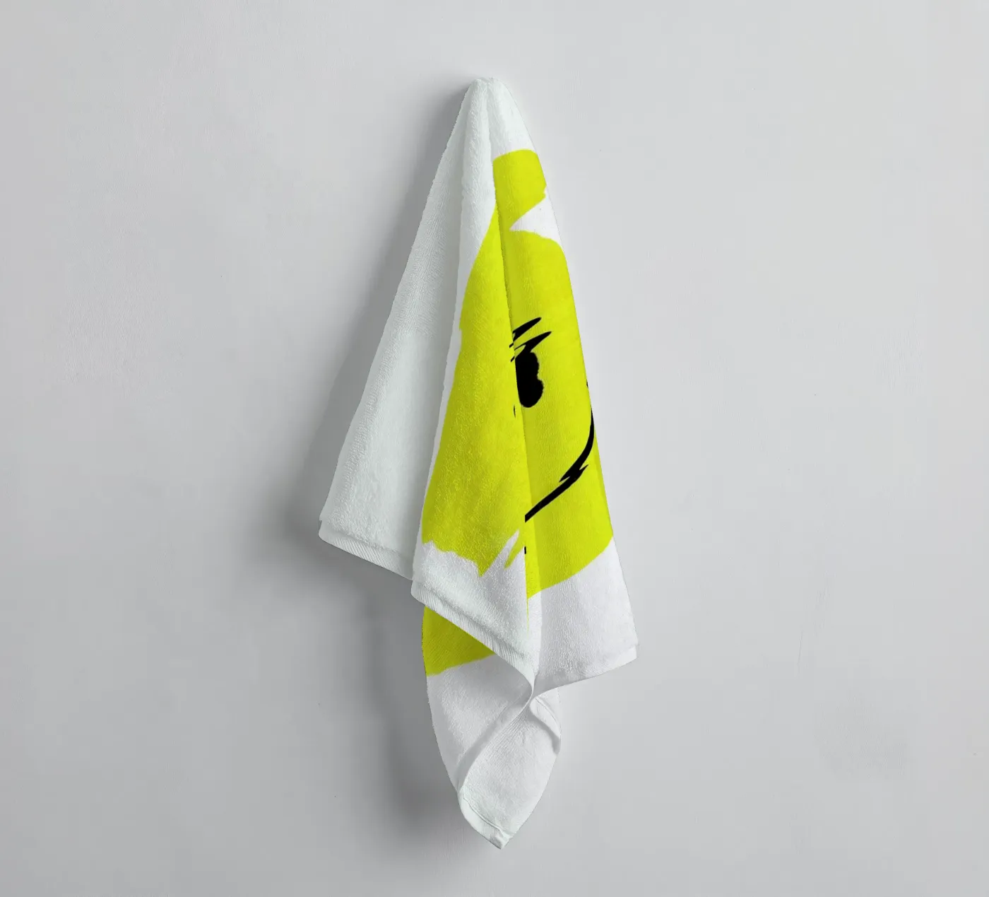 Smiley badhanddoek van Ali Gulec