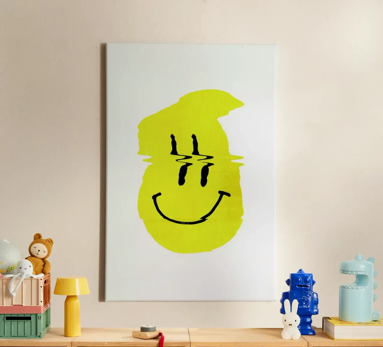 Smiley canvas by Ali Gulec