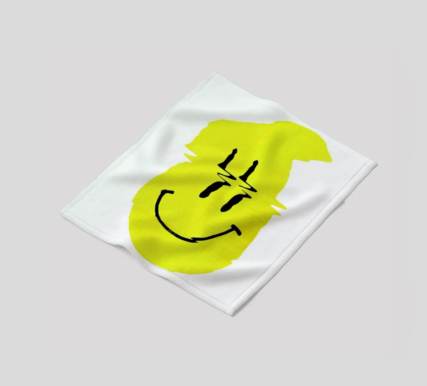 Smiley Fleecedecke von Ali Gulec