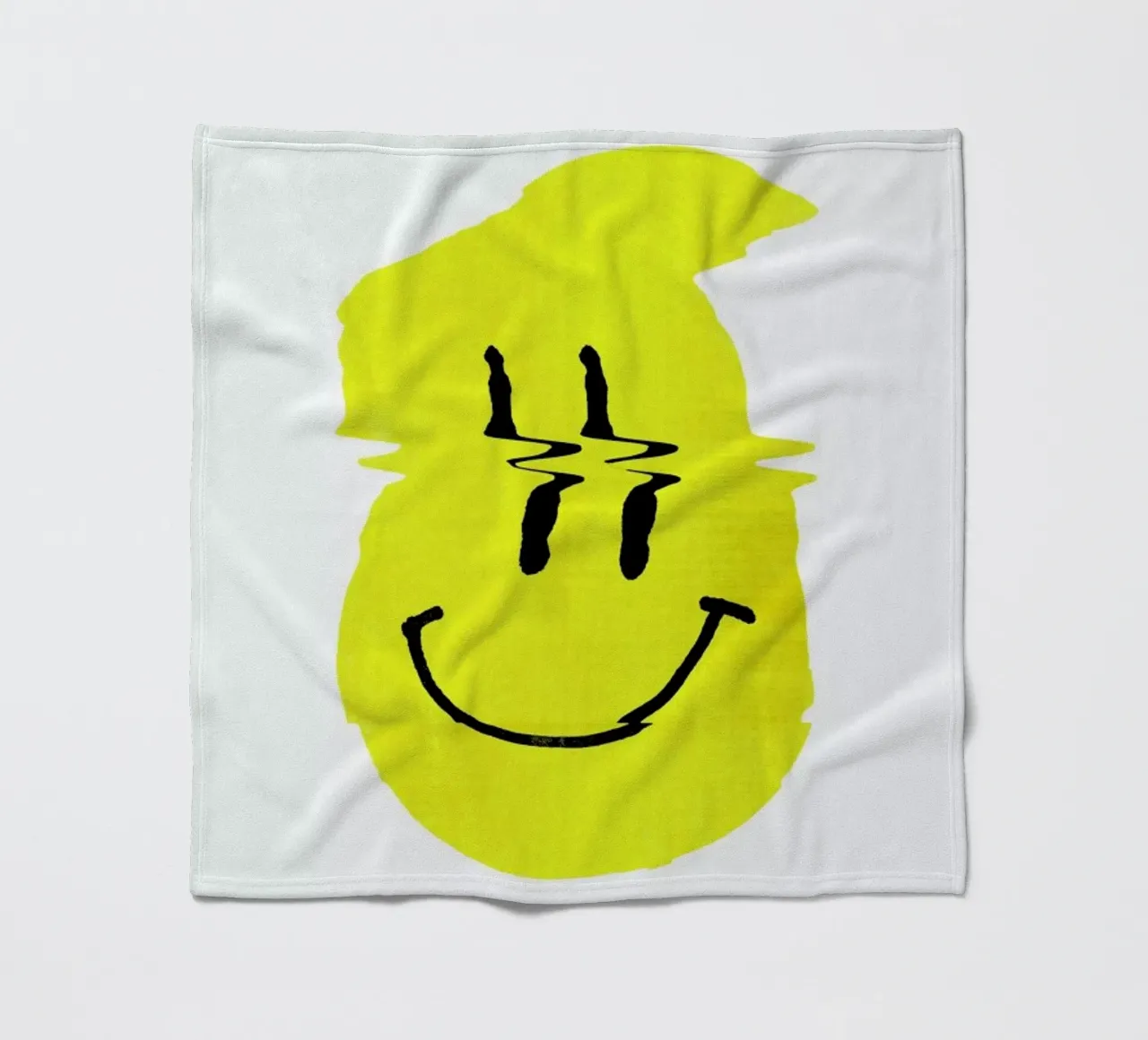 Smiley fleecedeken van Ali Gulec