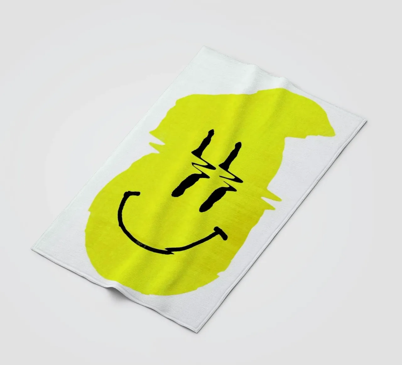 Smiley Fleecedecke von Ali Gulec
