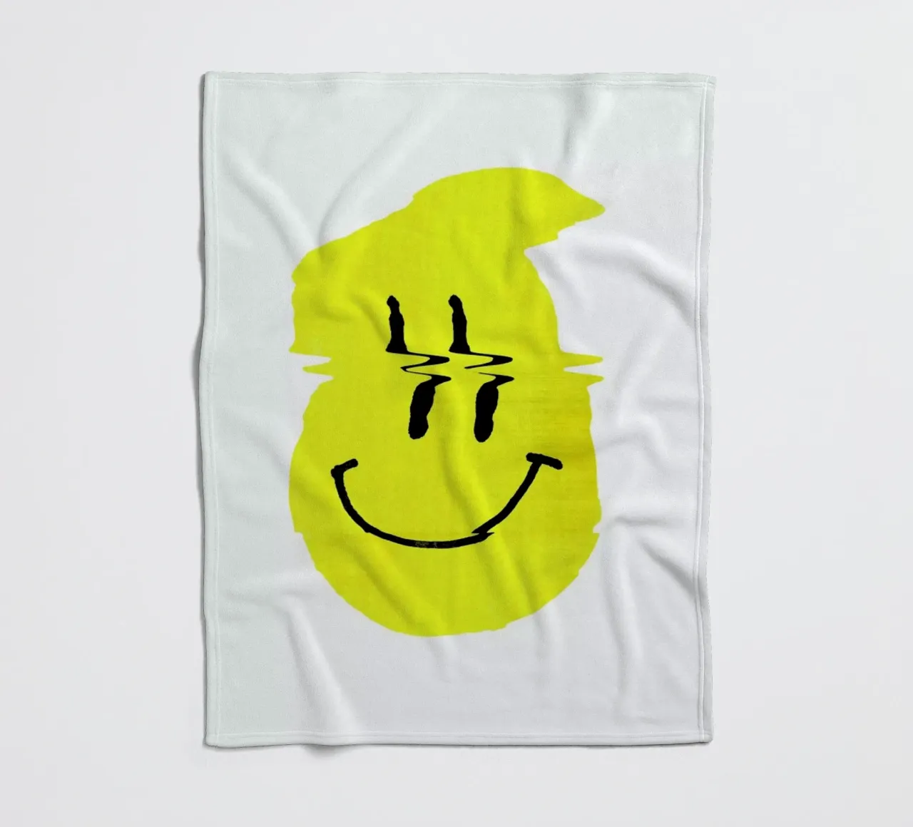 Smiley fleecedeken van Ali Gulec