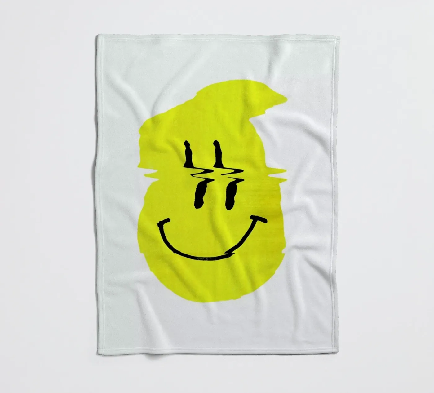 Smiley Fleecedecke von Ali Gulec