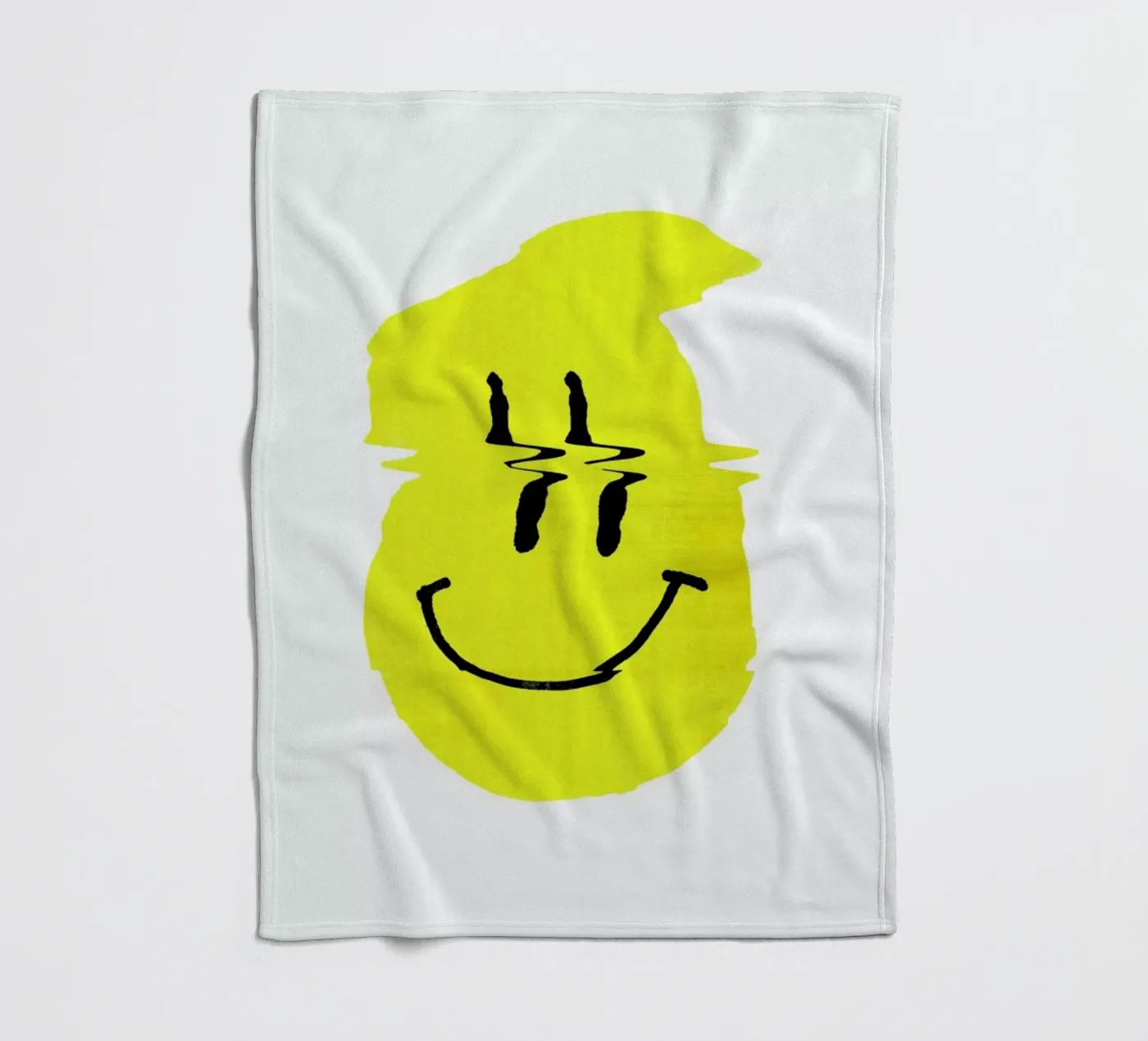 Smiley fleecedeken van Ali Gulec