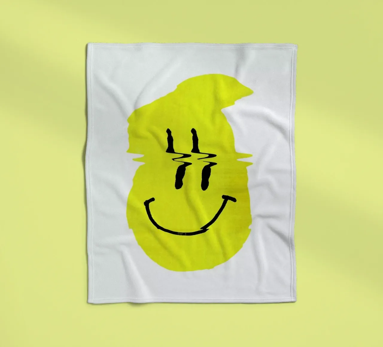Smiley Fleecedecke von Ali Gulec