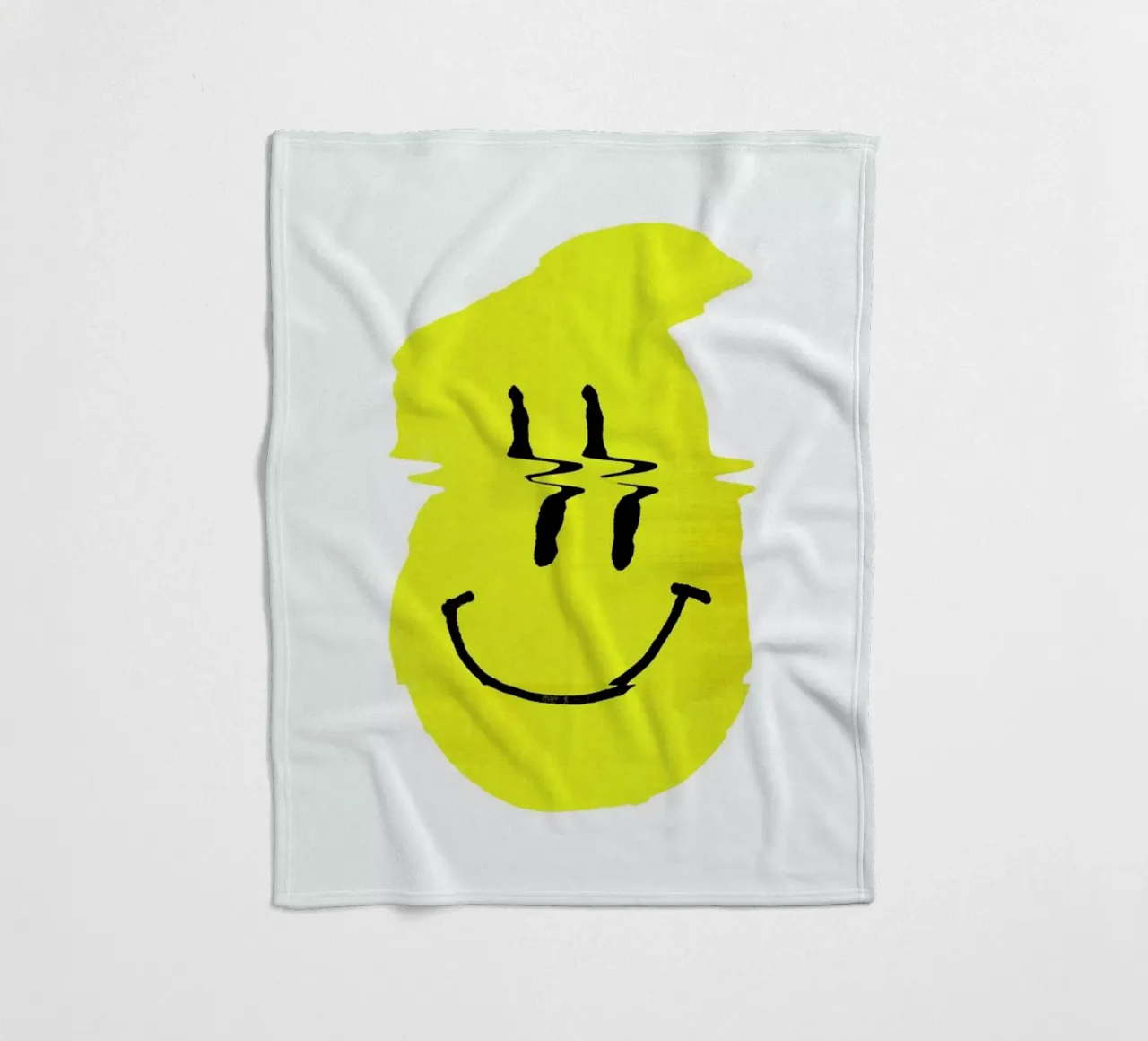 Smiley Fleecedecke von Ali Gulec