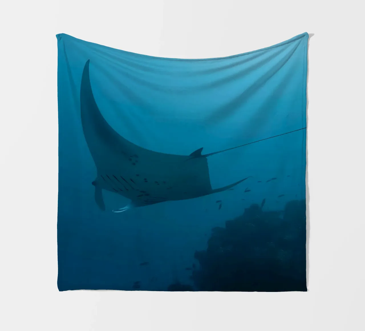 Tuffatore oceanico con polpo coperta in pile da Eames