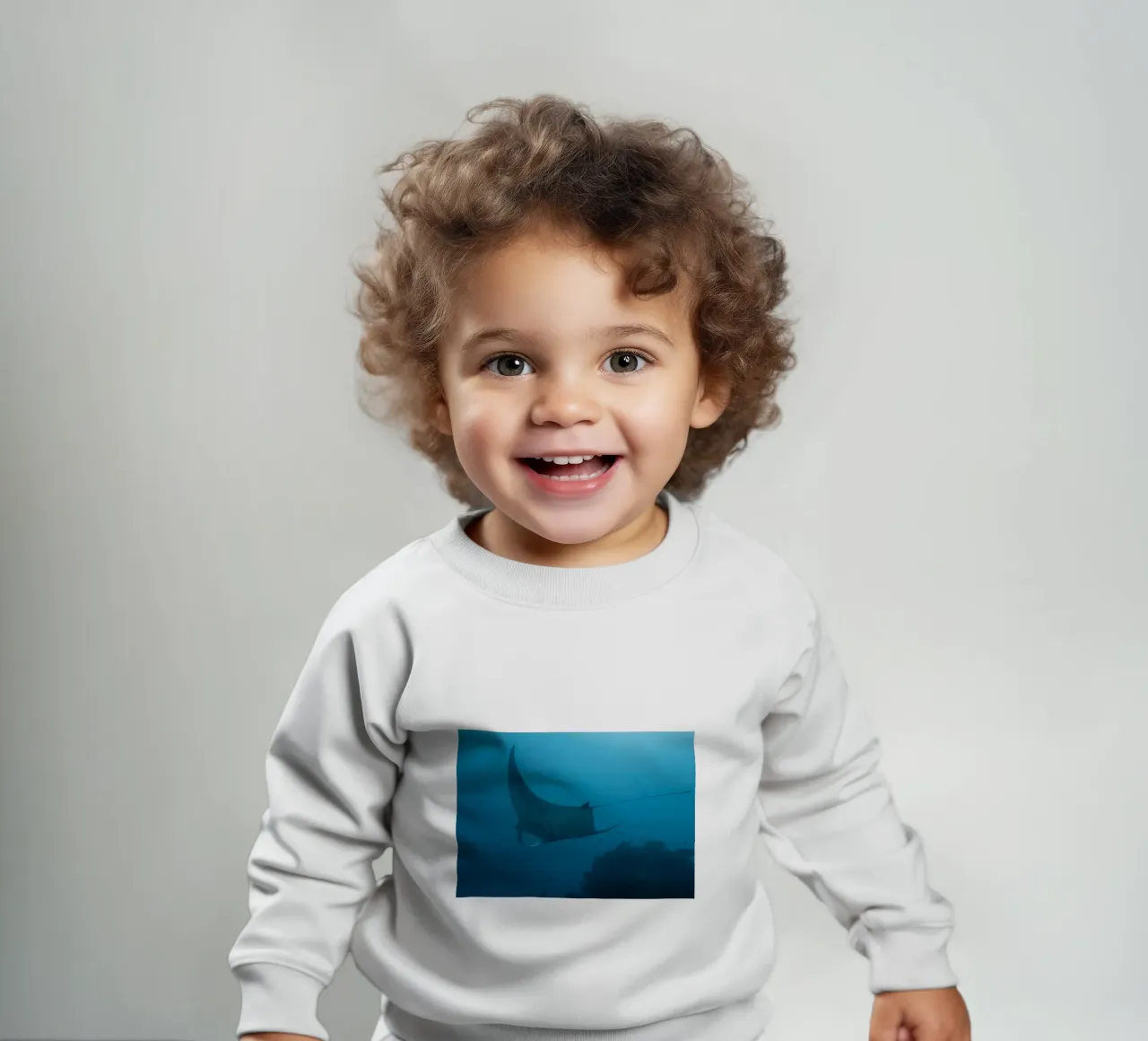 Tuffatore oceanico con polpo felpa neonato da Eames