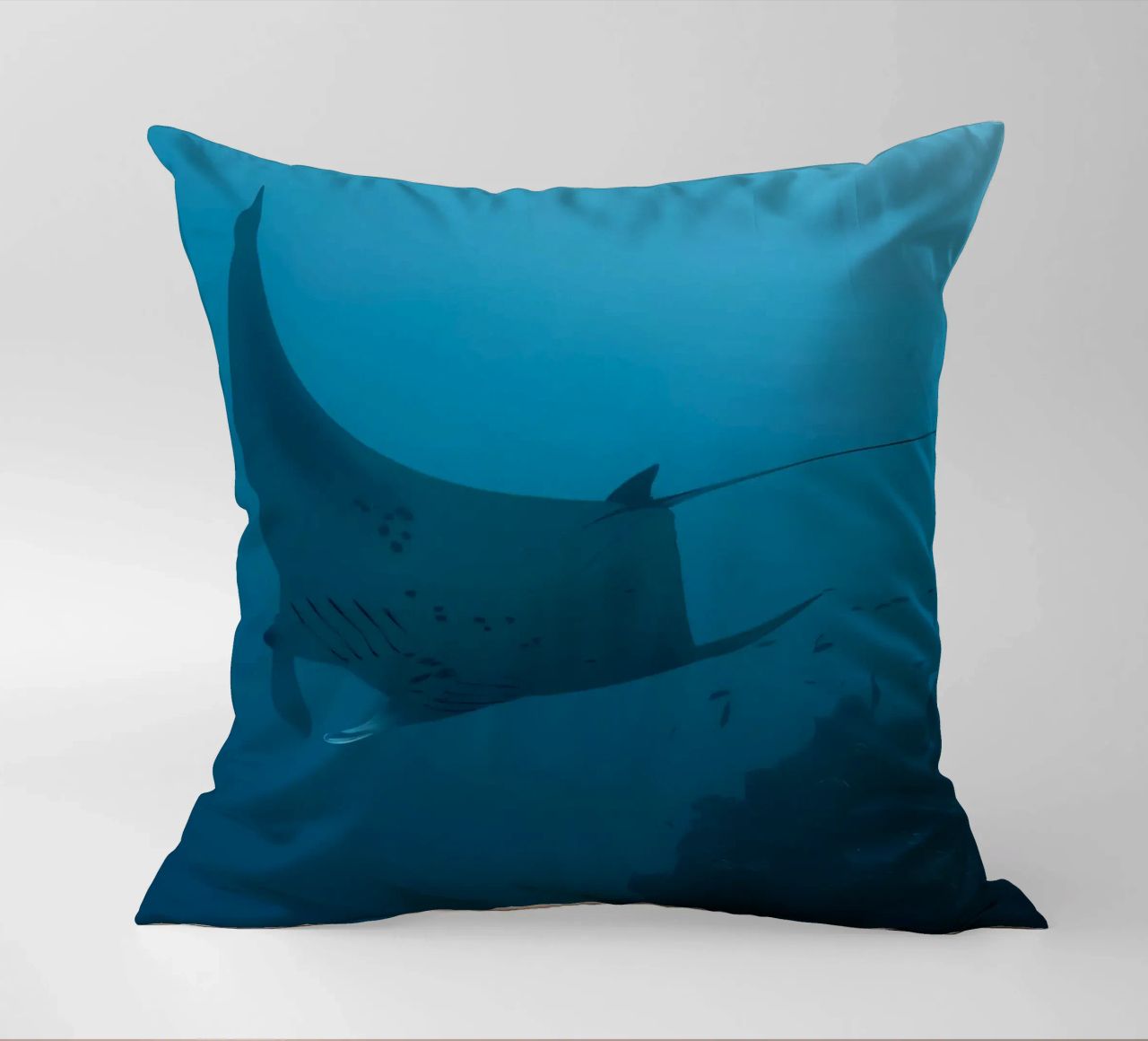 Tuffatore oceanico con polpo cuscino da Eames