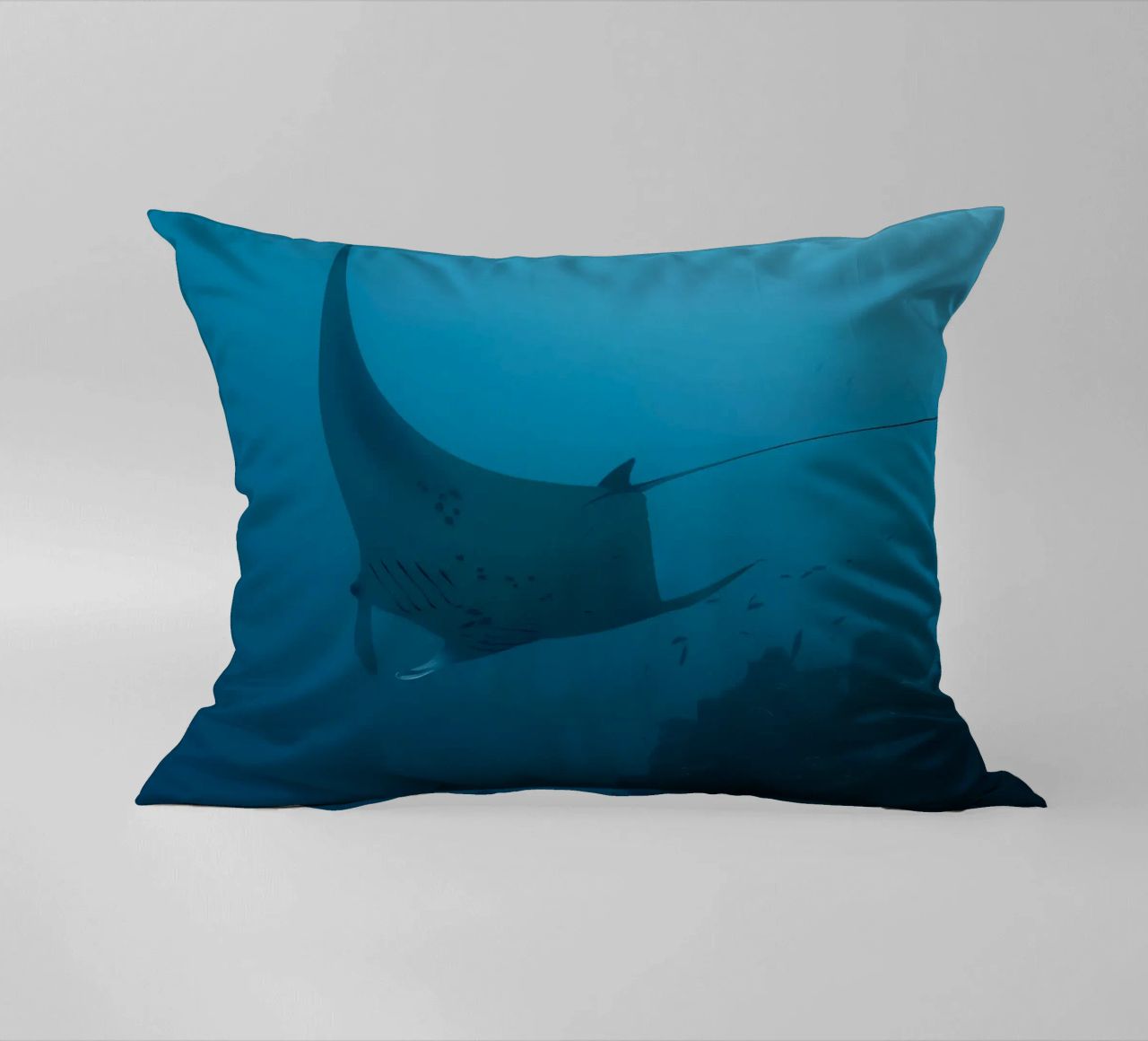 Tuffatore oceanico con polpo cuscino da Eames