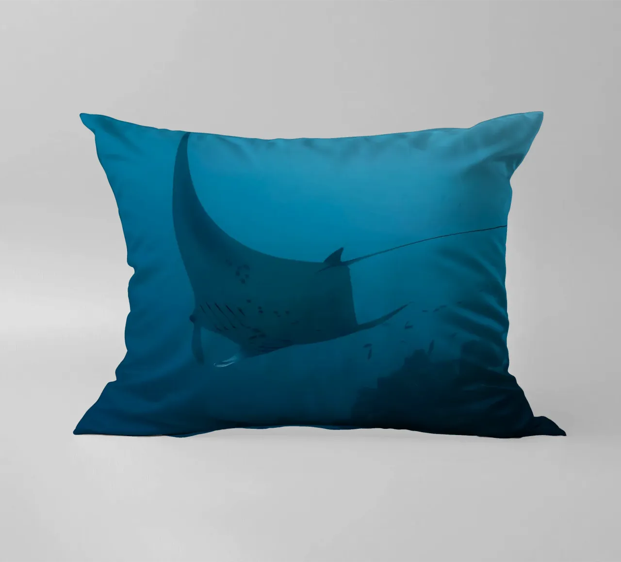 Ocean Diver with Octopus decorative cushion by Eames