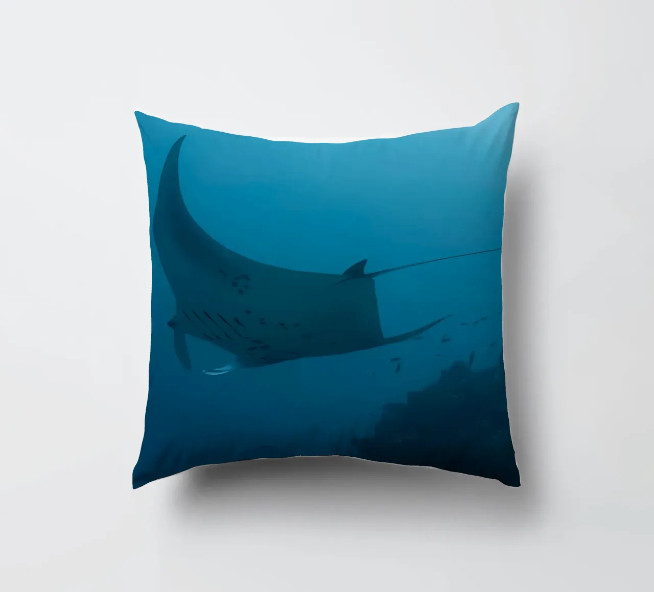 Ocean Diver with Octopus decorative cushion by Eames