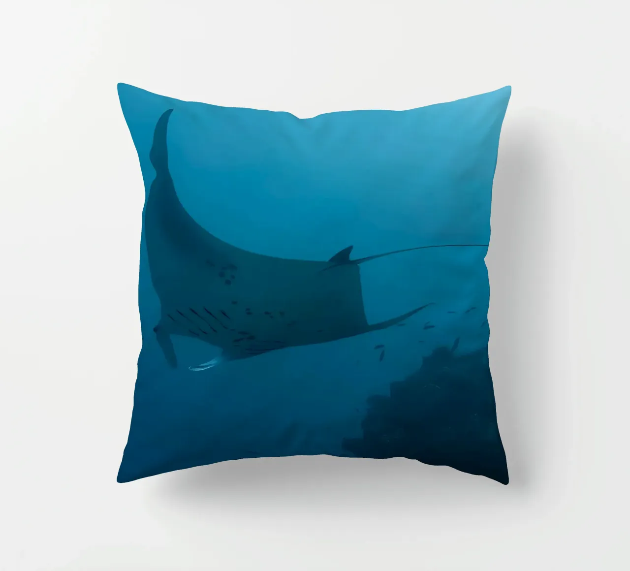 Ocean Diver with Octopus decorative cushion by Eames