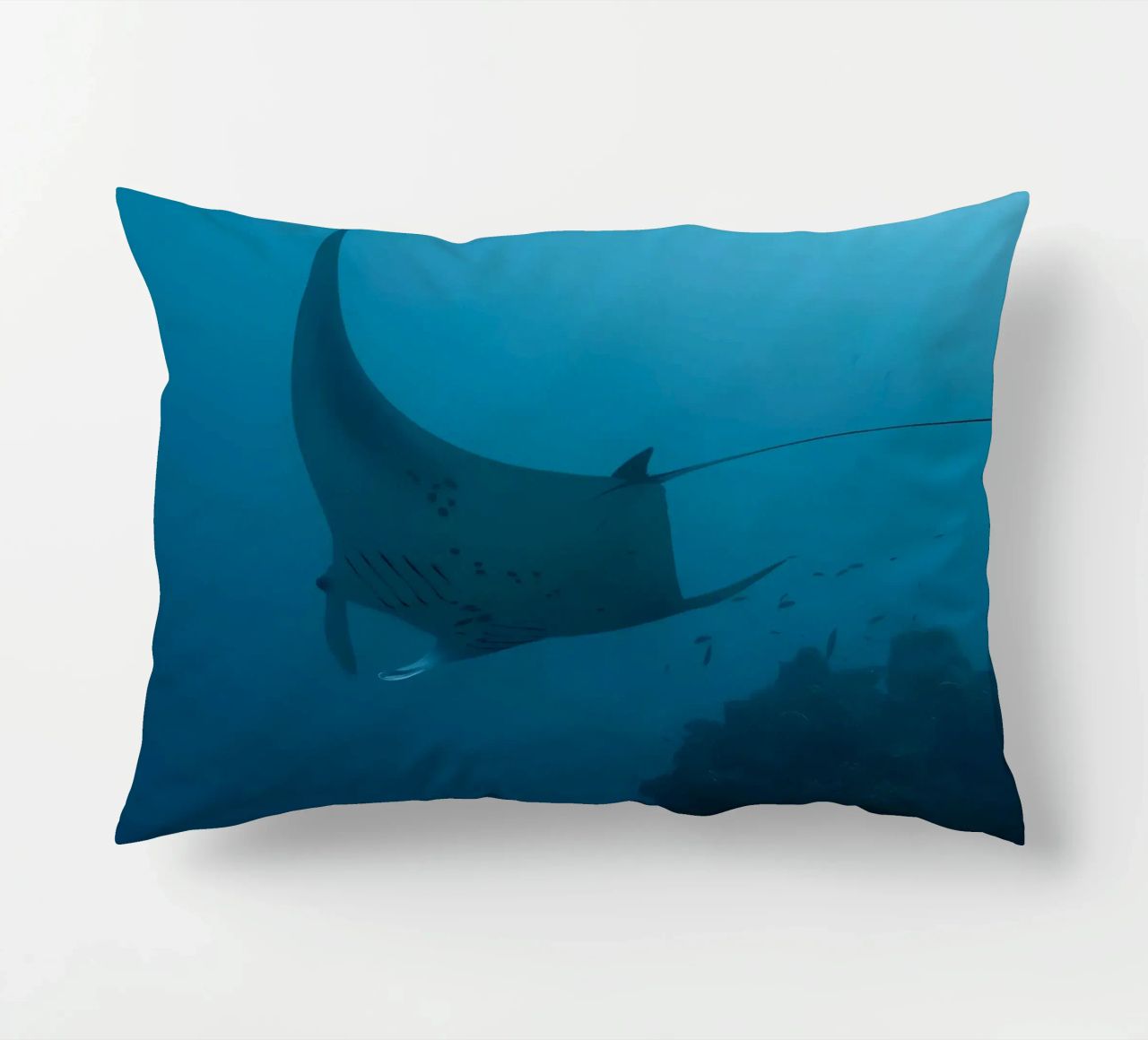 Tuffatore oceanico con polpo cuscino da Eames