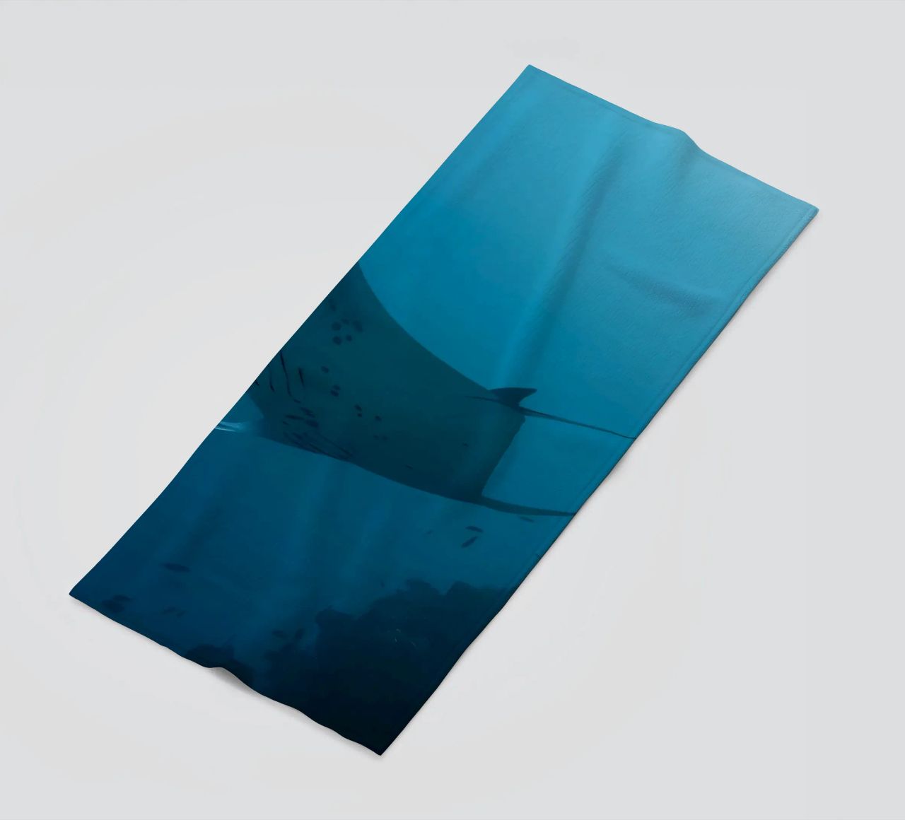 Tuffatore oceanico con polpo telo mare da Eames