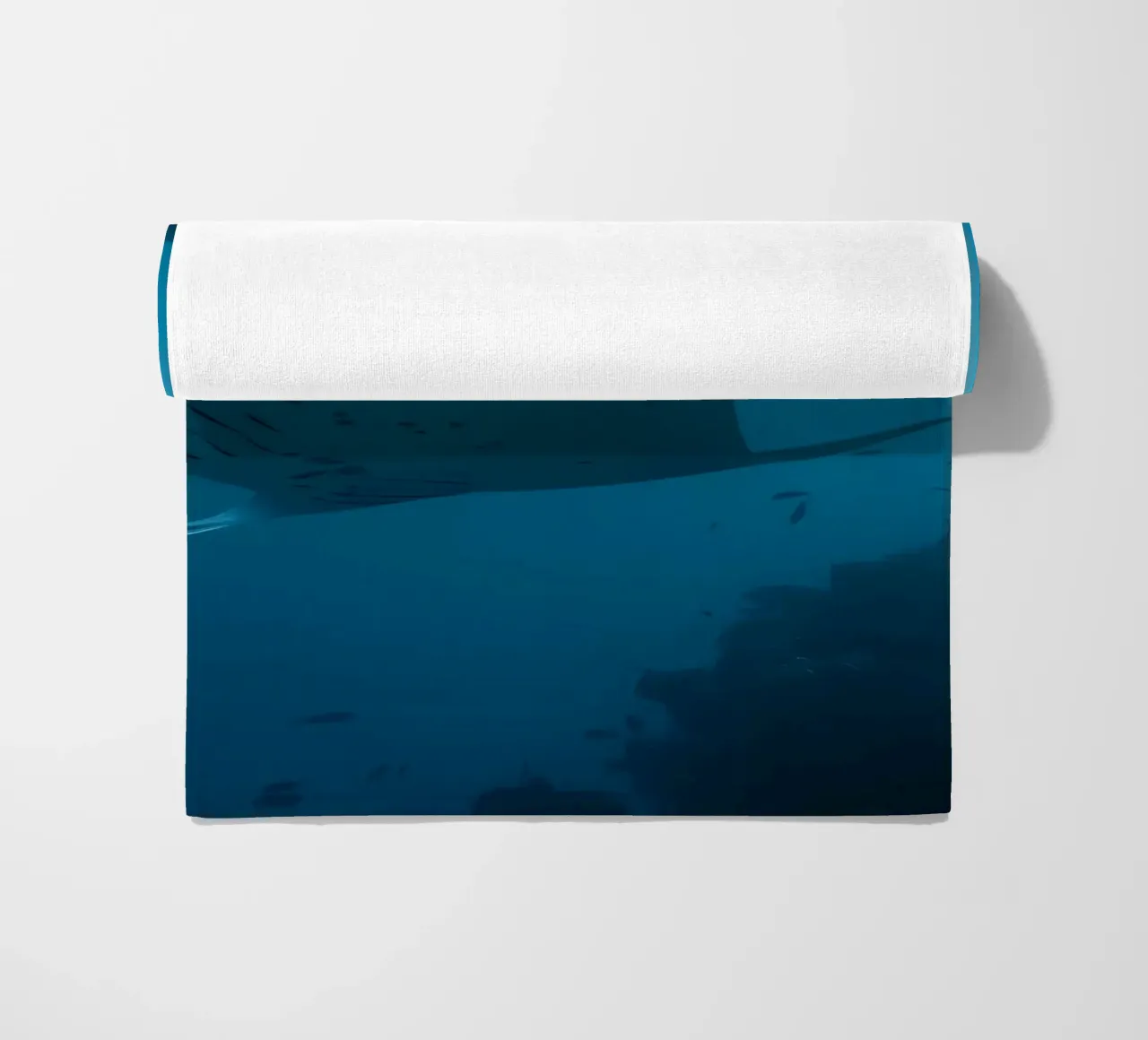 Tuffatore oceanico con polpo telo mare da Eames